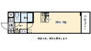 エステムプラザ京都烏丸五条【2階】の間取り