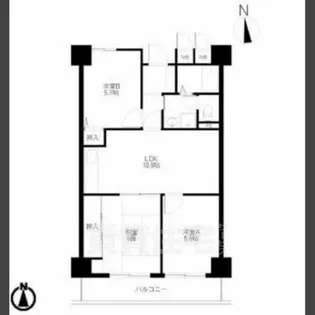 レグノ・アレッタ【8階】の間取り