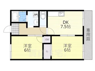 ヴィラK&K【1階】の間取り