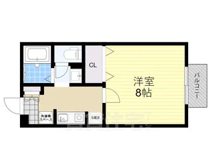 コンフォール奈良南【1階】の間取り
