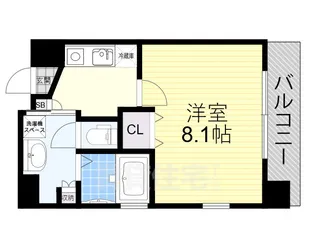 共同ハイツ西大須【4階】の間取り