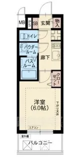 スプランディッド新大阪WEST【11階】の間取り