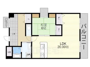 エバンタイユ【2階】の間取り