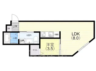 flowergardenkobe【1階】の間取り