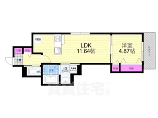 Piso丹波口【3階】の間取り