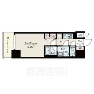 1Kの間取り画像