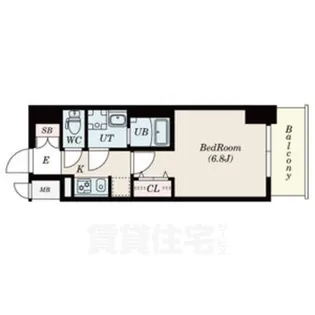 S-RESIDENCE鶴舞駅前【14階】の間取り