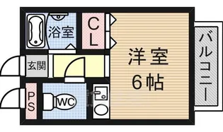 マロード三康【1階】の間取り