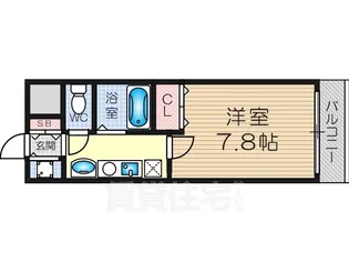 シャインビュー新大阪【3階】の間取り