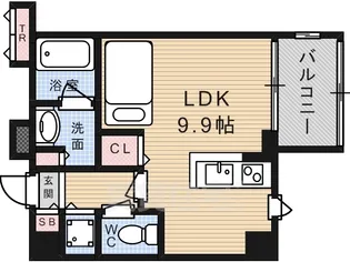 THE GARDENSUITE (ザ・ガーデンスイート)【3階】の間取り