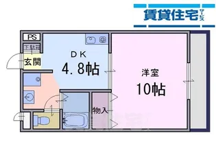 PLAIRE【207号室】の間取り