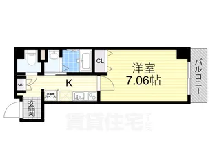 Lucir 西三国【1階】の間取り