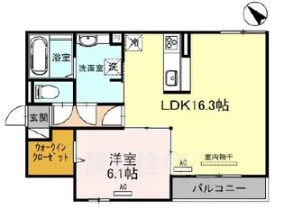 Casa Fiore夙川【3階】の間取り