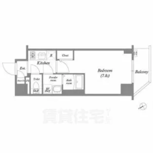 エスリード新栄デュオ【3階】の間取り