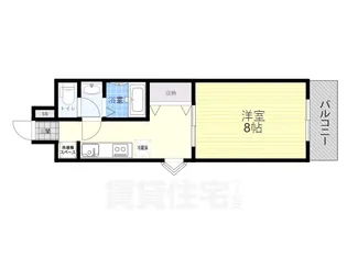 クレアみてじま【6階】の間取り