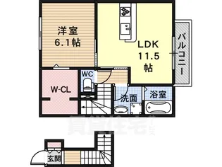 スプラッシュMY【2階】の間取り