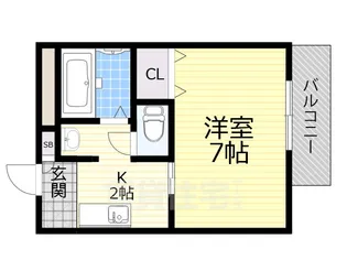 ヴィラ・ソレイユA棟【1階】の間取り