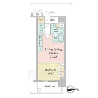 ラフィシア上前津(Rafficia Kamimaezu)【5階】の間取り