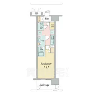 ラフィシア上前津【11階】の間取り