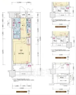 プレサンス京都東寺【3階】の間取り