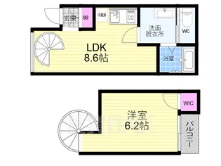 「ベル・アスティーレ」【1階】の間取り
