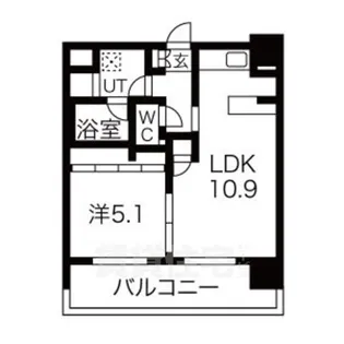 レガーロ大津なぎさ公園【6階】の間取り
