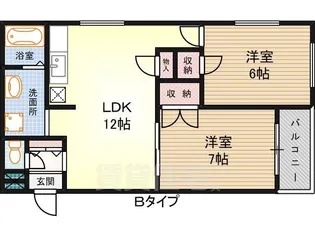 エクシードアキ【301号室】の間取り