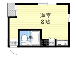 Louvre小川【5階】の間取り