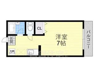 メゾン北花田【3階】の間取り