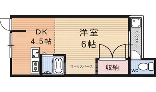 KAKINOUCHI APARTMENT【1階】の間取り