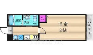 フラッティ千本上立売【1階】の間取り