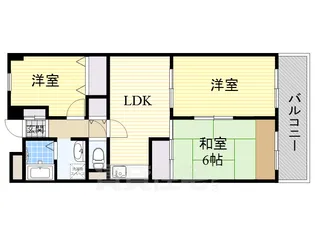 グランドハイツ杉田1【3階】の間取り