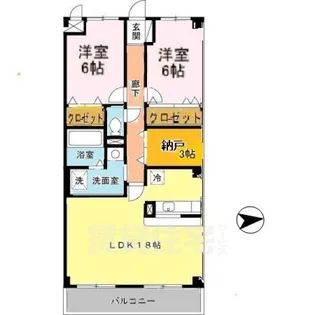 エクセルコート奈良南【301号室】の間取り