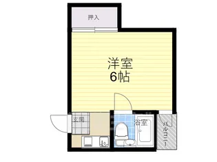 沢之町マンション【2階】の間取り