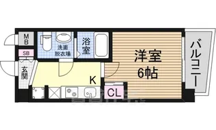 SEST新大阪【6階】の間取り