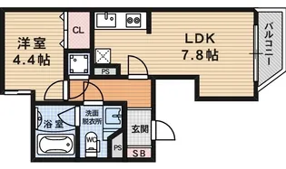 Park Side Mibu annex【1階】の間取り