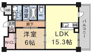 ル・マノワール【2階】の間取り