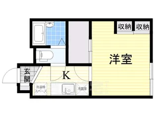 レオパレスパークサイドハイツ【1階】の間取り