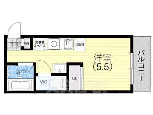 リッチライフ蓮宮通3【1階】の間取り
