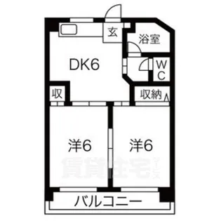 梅野ビル【2階】の間取り