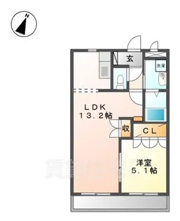 ベリーズ ガーデン【1階】の間取り