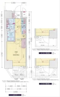 プレサンス大須観音ビザリア【11階】の間取り