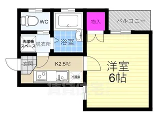 アルカス千本通【2階】の間取り