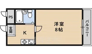 1Kの間取り画像