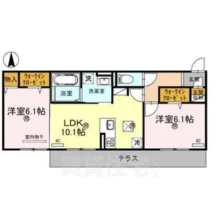 ルーエ【1階】の間取り