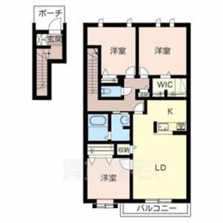 シャーメゾン・グランエスト【2階】の間取り