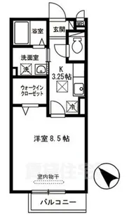 モナリエ大江【1階】の間取り