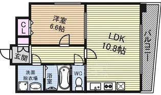 ラ・ファサード【9階】の間取り