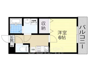 リュミエール道意【2階】の間取り