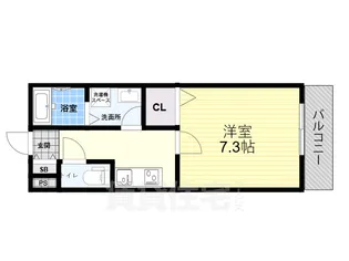 ジーメゾン大物【2階】の間取り